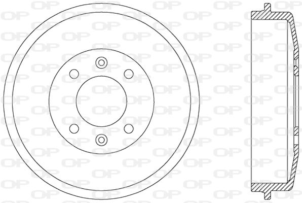 OPEN PARTS Piduritrummel BAD9015.10